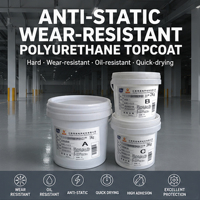 Recubrimiento Epóxico de Poliuretano Líquido XT-321 ESD Antiestático y Resistente al Desgaste para Pisos, Materiales Ecológicos