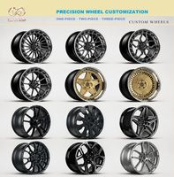 عجلات BMW الفئة الثالثة G20 مخصصة من البرونز المطروق بخمسة أذرع مقاس 19x8.5J، 5x112 ET25 CB66.6 للبناءات الرياضية
