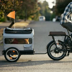 <span class=keywords><strong>Remorque</strong></span> de <span class=keywords><strong>vélo</strong></span> <span class=keywords><strong>électrique</strong></span> Porte-bagages Stockage <span class=keywords><strong>Transport</strong></span> <span class=keywords><strong>Remorque</strong></span> de <span class=keywords><strong>vélo</strong></span> en acier - Product Image 6