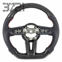 Untuk Mazda 3 Axela Mazda 6 Atenza Setir Serat Karbon Kulit Berlubang Kustom Roda Balap 2014-2025