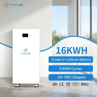 Batería de Litio de 16 kWh con Pantalla Táctil, Batería de Sistema Solar de 48 V, 314 Ah, 320 Ah, Almacenamiento de Energía Solar para Sistema Solar