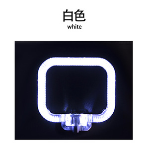 ไฟวิ่งกลางวัน LED สี่เหลี่ยม 1.5 นิ้ว สีเหลือง สำหรับดัดแปลงรถยนต์ พร้อมเลนส์แบบลำแสงคู่ 12 โวลต์ - Product Image 2