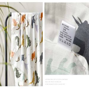 <span class=keywords><strong>Amazon</strong></span> New Design Custom Print 100% Cotton Blanket Baby Muslin Swaddle Mantas - Product Image 3