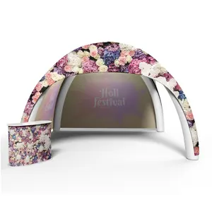 Custom Outdoor Printing Festival Tuinhuisje Lucht Koepel Pvc Oxford Model Evenement Boog Tent Reclame Opblaasbare