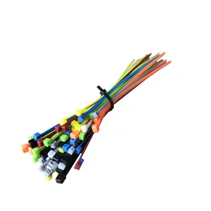 4.8mm*500mm 4*300mm plastic cable ties magnetic metal cable nylon wire ties 3.5*200mm self-locking zip ties