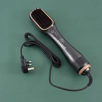 Sèche-cheveux multifonctionnel réglable de haute qualité, brosse lissante en céramique à air chaud 1200W, puissant séchoir à cheveux électrique