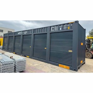 Suministro directo de fábrica 20GP 40HC 6 puertas de persiana enrollables contenedor de almacenamiento móvil apilable portátil <span class=keywords><strong>alquiler</strong></span> para almacén - Product Image 2