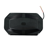 Barre lumineuse mini ECE R65 R10 SAE J845 Classe 1, 48 LED haute puissance, IP66, 12-24V, fixation permanente à boulon unique, balise d'avertissement ambre