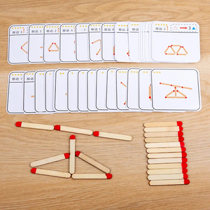 <span class=keywords><strong>Gioco</strong></span> di Puzzle Montessori in Legno, <span class=keywords><strong>Gioco</strong></span> da Tavolo DIY di Matematica e Geometria, <span class=keywords><strong>Gioco</strong></span> di <span class=keywords><strong>Logica</strong></span> per l'Allenamento del Pensiero, Giocattoli Educativi per Bambini - Product Image 3