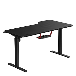 Furnitur meja komputer meja kerja, dudukan Motor tinggi eksekutif dengan tinggi, Meja game kantor dapat disesuaikan - Product Image 5