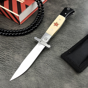 Cuchillo Plegable Personalizable de Acero Inoxidable 5Cr13 con Mango G10 para Camping, Supervivencia y Caza - Soporte OEM - Product Image 4
