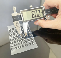 Puntos Reflectantes para Escaneo 3D, Adhesivo de Baja Adherencia Removible, Sin Residuos, 3 Internos, 6 Externos, 6 Internos, 10mm Externos