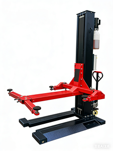 Eco-way Cylinder Hydraulic <strong>Single</strong> <strong>Post</strong> <strong>Car</strong> <strong>Lift</strong>-3Ton Capacity 1850mm <strong>Lift</strong> Height Mobile Vehicle Equipment - Product Image 6