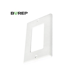 Barep White Durable PC 1 Gang <strong>Light</strong> Electrical <strong>Switch</strong> Panel Wall Plate Outlet <strong>Cover</strong> for Socket <strong>Switch</strong> - Product Image 1