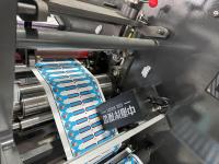 Machine d'impression d'étiquettes d'autocollant de papier de rouleau d'imprimante de Flexo de type d'unité de 8 couleurs à grande vitesse pour des étiquettes de boîte cosmétique