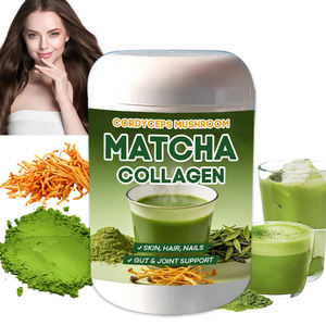 Beauté et bien-être intérieurs : Collagène bio au <span class=keywords><strong>matcha</strong></span> et au cordyceps pour les articulations, l'intestin et l'immunité - Product Image 1