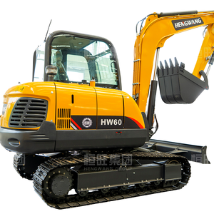 รถขุดไฮดรอลิกขนาดเล็ก Hengwang HW60 6 ตัน มาตรฐาน CE EPA พร้อมราคาโรงงาน มีสินค้าในสต็อกพร้อมขาย - Product Image 2