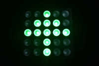 Redsun 25pcs 10W RGBW 4in1 LED DMX Matrix Panel Light 5x5 Blinder Light pour DJ Equipment and Theme Park Projection