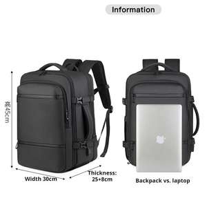 Factory Custom Large-Capacity USB Erweiterbare Anti-Diebstahl-Tasche Wasserdichter Business-<span class=keywords><strong>Laptop</strong></span>-Rucksack Weihnachts geschenk für Herren - Product Image 2