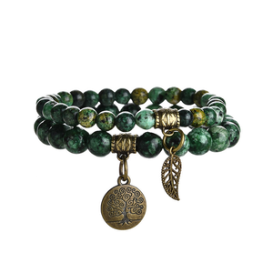 Venta al por mayor: Nuevo set <span class=keywords><strong>de</strong></span> pulseras clásicas unisex con cuentas, 6mm/8mm, Árbol <span class=keywords><strong>de</strong></span> <span class=keywords><strong>la</strong></span> <span class=keywords><strong>Vida</strong></span>, Hoja, Ojo <span class=keywords><strong>de</strong></span> Tigre, Amatista, Ágata, Aniversario - Product Image 5