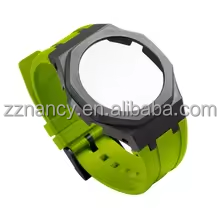 Modified Ceramic Case Fluororubber Strap Suitable for <strong>Casio</strong> <strong>GA</strong>-2100 <strong>B2100</strong> GA2110 Watch Accessories - Product Image 2