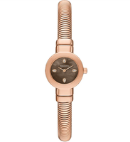 50 pièces MAROSERTO Montre pour femme avec logo personnalisé, petite montre élégante en acier inoxydable à quartz avec bracelet unique