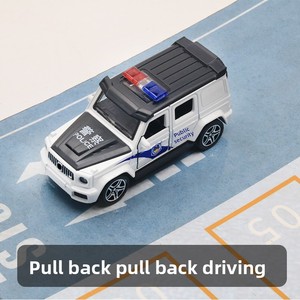 1/36 alliage Police SUV modèle avec son léger réaliste moulé sous pression jouet voiture pour enfants jeu interactif cadeau pour garçons ou filles - Product Image 6