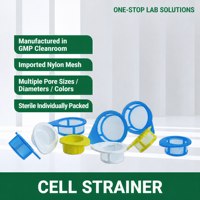 Maille en nylon stérile 40µm 70µm 100µm, codée par couleur, emballée individuellement, compatible avec les tubes à centrifuger de 50 ml, pour culture cellulaire, filtre à cellules