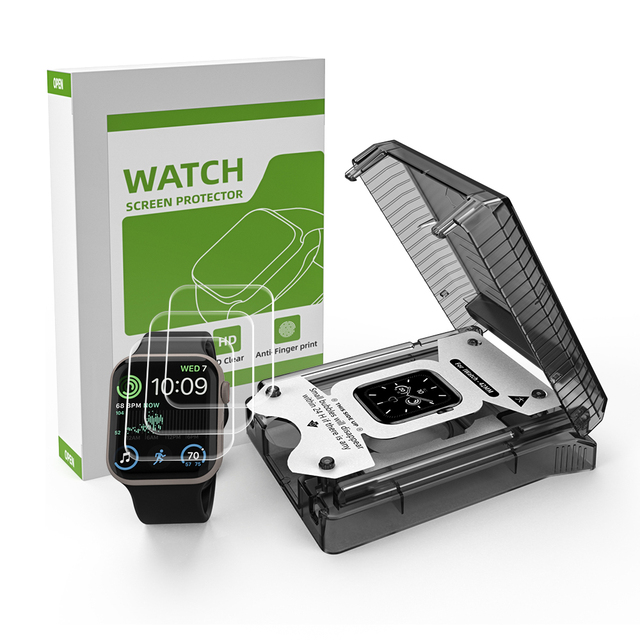 Magic Box Dust Free Easy Install 3D Smart Watch TPU Screen Protector for Apple Watch 46mm 42mm 40/41mm