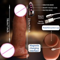 Sexmaschine mit Stoßfunktion Realistischer Dildo für Frauen 10 Vibrationsmodi Fernbedienung Spielzeug für G-Punkt Anal Ultimatives Vergnügen
