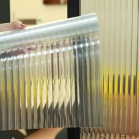 Film adhésif pour fenêtres et portes de maison en PET, film pour fenêtres à effet 3D, films de confidentialité décoratifs