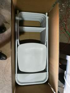 American Style Samsonite <strong>White</strong> Plastic <strong>Folding</strong> <strong>Chair</strong> for Event in Cheap Price - Product Image 6