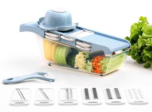 Multifunction Raw <b>Vegetable</b> Cheese <b>Fruit</b> Prosciutto Ham Potato Tomato Apple Stainless Steel Slicer Machine for Kitchen - Product Image 3