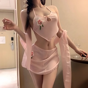 Conjunto de Lencería Sexy para Mujer, No Dejes de Disfrutar del Momento Íntimo, Camisón Sexy y Sensual, Uniforme, Faja de Estilo Antiguo - Product Image 1