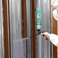 GNS TA88 Mousse de revêtement en polyuréthane en spray, isolation thermique et acoustique pour toiture