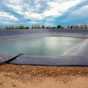 Dam Liner 0,5mm 1mm 1,5mm HDPE Liner Abdichtung Geo membrane Maroc für Pond Liner