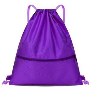Article promotionnel avec impression couleur intégrale du logo, pochette à cordon en tissu Oxford compact pour chaussures - Product Image 3