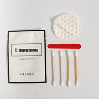 Kit de toilette jetable et portable pour hôtel, comprenant des limes à ongles, des cotons-tiges et des tampons
