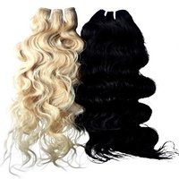 Nouvel arrivage Extensions de vrais cheveux humains vietnamiens à cuticule alignée Blonde naturelle ondulée Style HD Lace Bundle de vrais cheveux indiens
