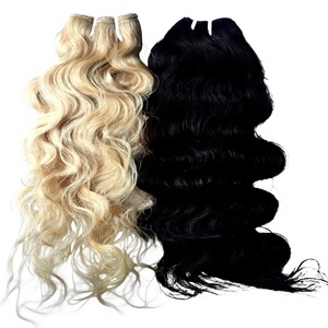 วิกผมต่อผมมนุษย์แท้สีบลอนด์ผมหยักศกสไตล์ HD ผมอินเดียแท้ - Product Image 1