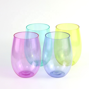 カスタム16オンスクリアプラスチックワイングラス、シャッタープルーフステムレスバーカップ結婚式、パーティー、ビール一括注文 - Product Image 6