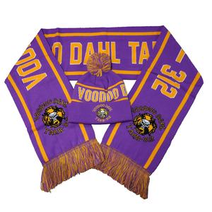 Conjuntos de Invierno de Alta Calidad con Logotipo Jacquard Acrílico Tejido a Medida - Gorros de Club de Fútbol, Bufanda con Pompón, Estilo Camuflaje con Personajes Impresos - Product Image 3