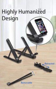 NOVISON New 7-Level Adjustable Aluminum Alloy Laptop <b>Stand</b> Foldable Rotating Design Compatible 10"-17.2" Laptops Desk Mount - Product Image 5