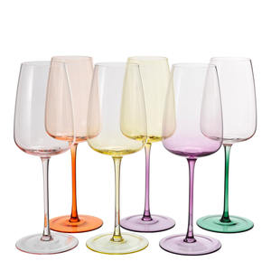 Samyo - Copas de Vino de Cristal de Tallo Largo, Modernas y de Lujo, Hechas a Mano, con Logotipo Personalizado al por Mayor, Multicolores - Product Image 1