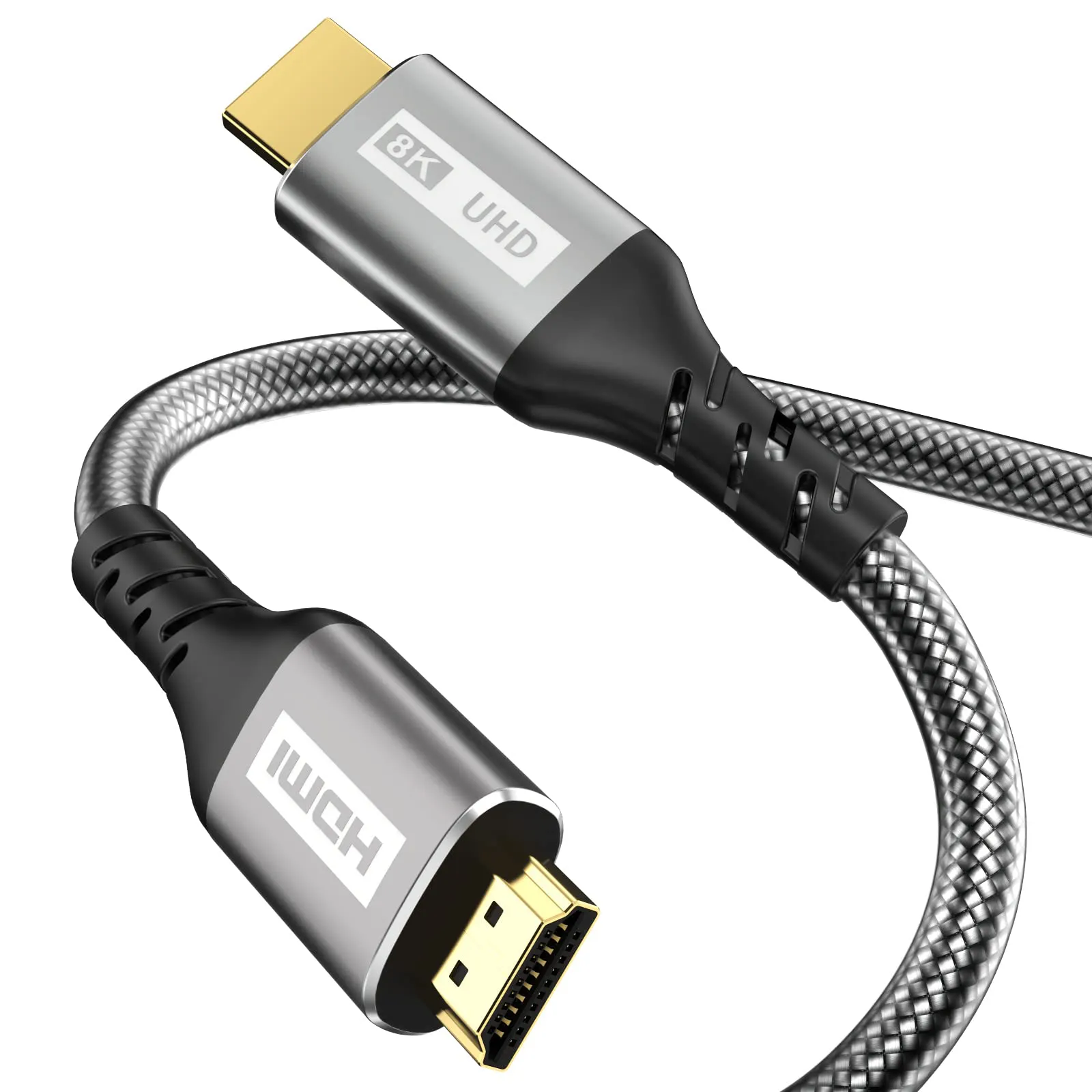 3ft 6ft 10ft 8K/60Hz 48gbps HDMI 2.1 kable Braided 8K HDMI cable