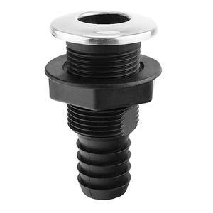 Pompa di sentina in plastica di Nylon con bordo in acciaio inossidabile attraverso lo scafo Hardware marino nuove condizioni per raccordi per barche - Product Image 1