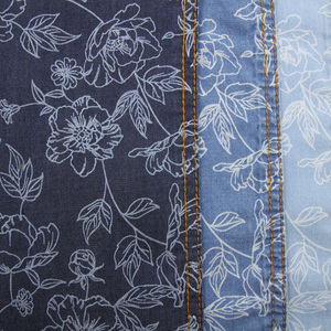 Mới Được Phát Triển 100% Lyocell Denim FSC Vải Indigo <span class=keywords><strong>Twill</strong></span> In Vải Cho Váy Quần Short Jacket Jeans Ăn Mặc - Product Image 3