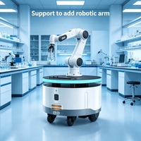 Châssis de robot Hot Wheel, capacité de charge de 60 kg, plateforme mobile autonome pour le développement de la robotique IA, intégration OEM de robots personnalisés