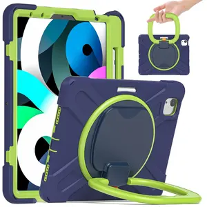 Handle bracket ring grip tablet case for iPad air 5th generation 10.9 Shockproof stand armour