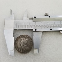 Pièce de monnaie commémorative de style antique en laiton émaillé plaqué argent d'Afrique du Sud de 1931 pour fête d'anniversaire ou décoration intérieure